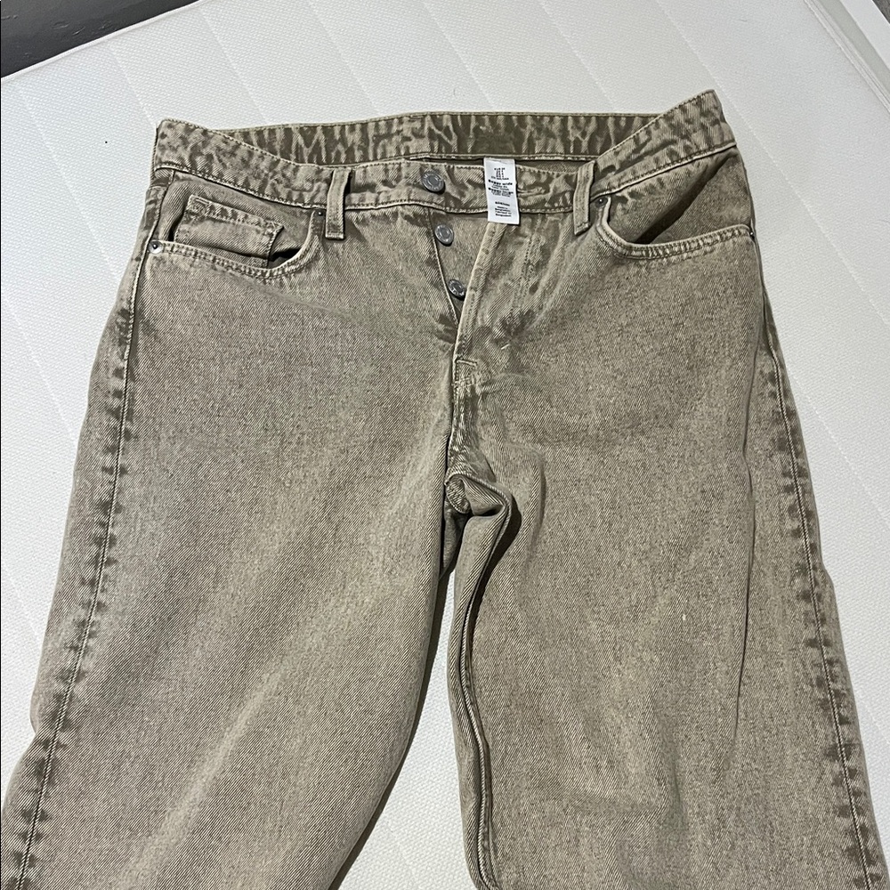Source Unknown High Rise Women Jeans in Tan